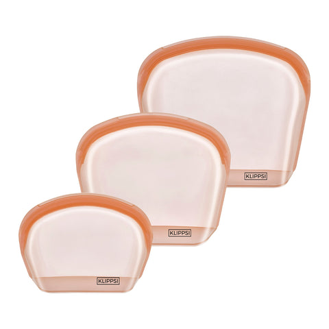 KLIPPSI® Silikonbeutel Set 1000-2000-3500ml - Klippsi