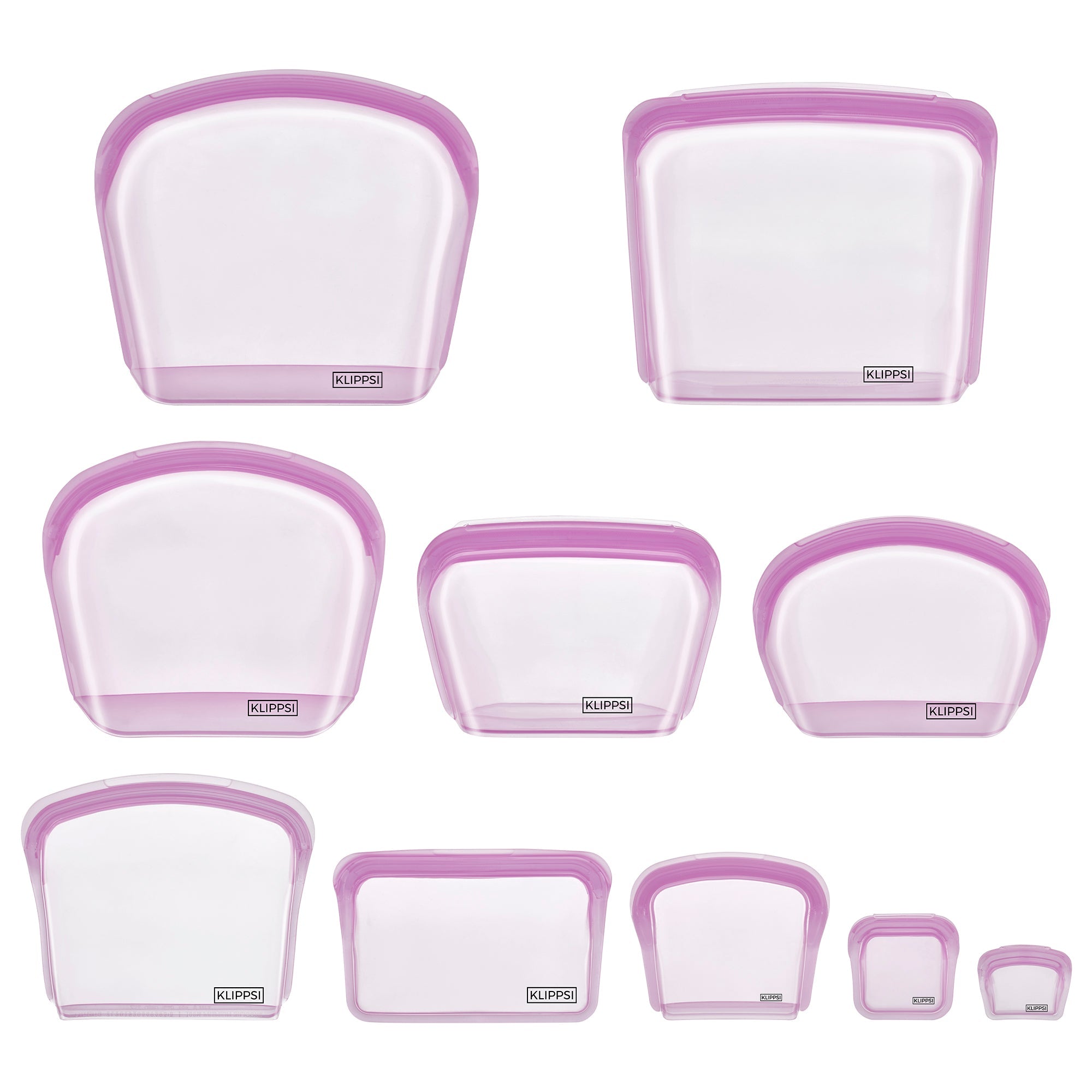 KLIPPSI® Silikonbeutel Starter Set - Klippsi