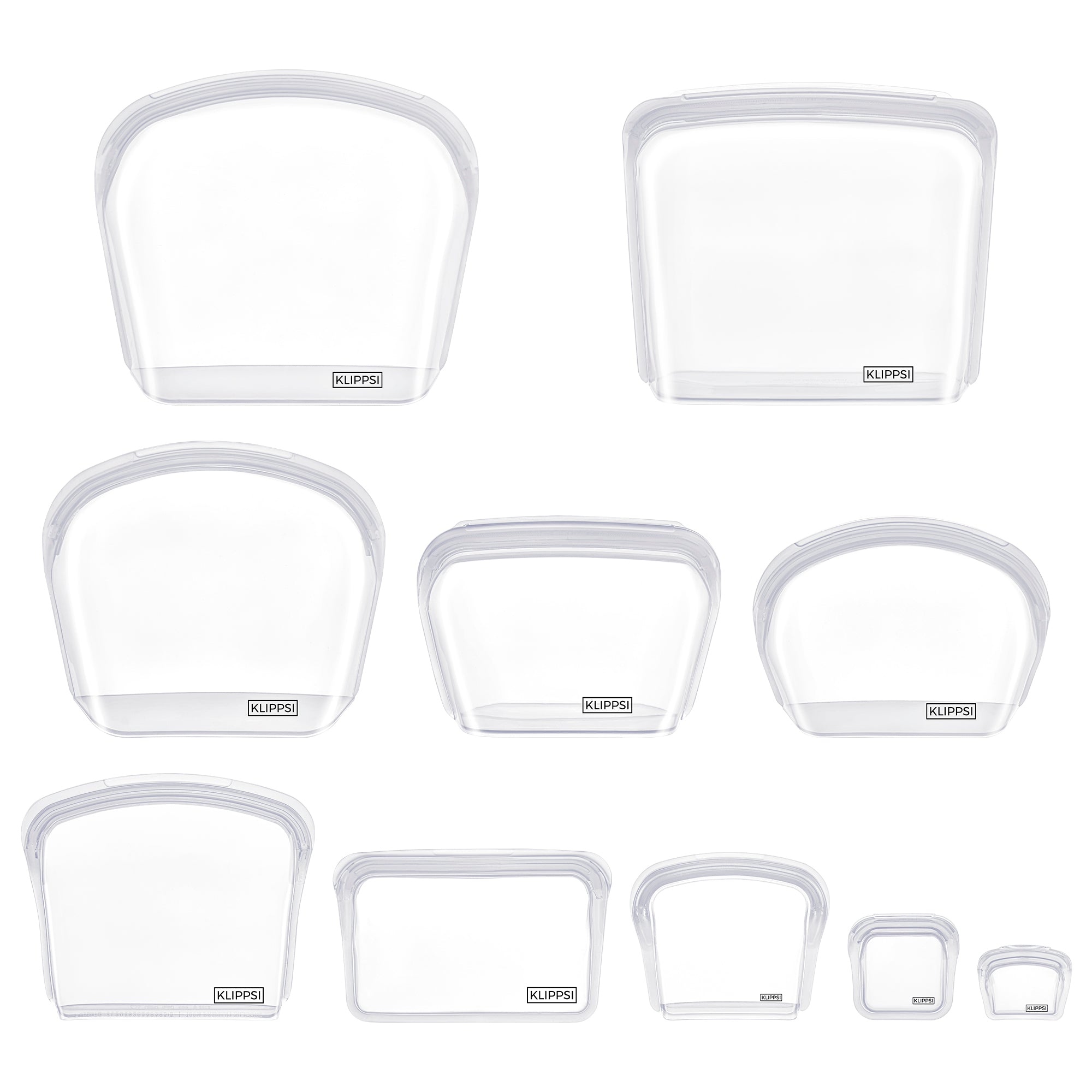 KLIPPSI® Silikonbeutel Starter Set - Klippsi