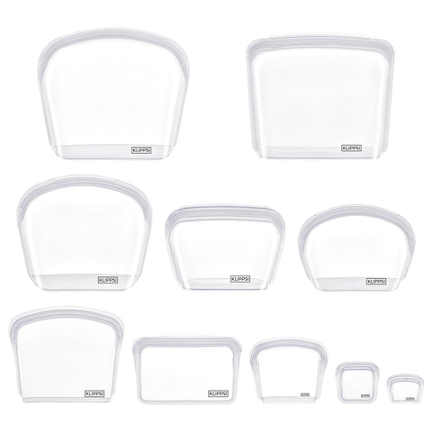 KLIPPSI® Silikonbeutel Starter Set - Klippsi