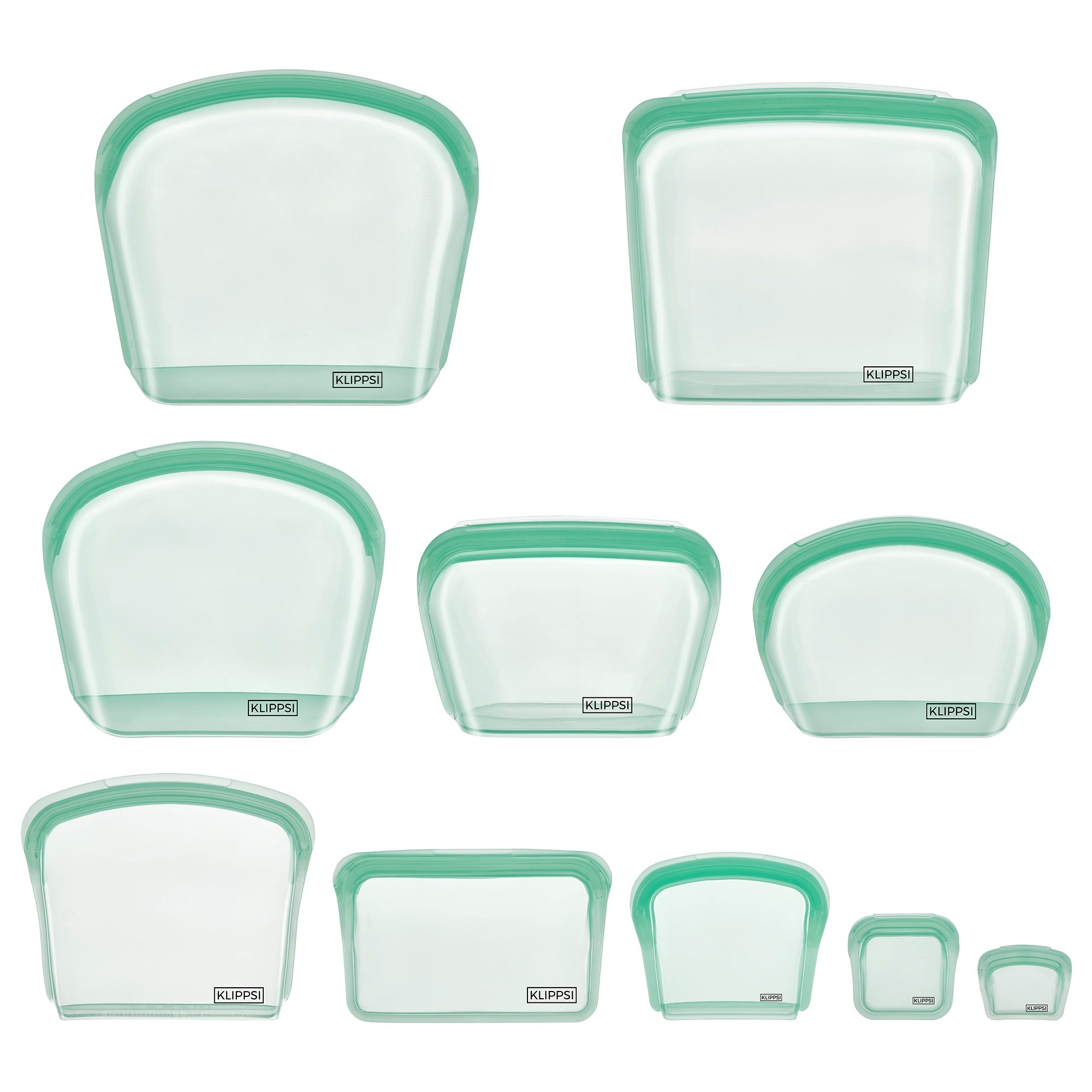 KLIPPSI® Silikonbeutel Starter Set - Klippsi