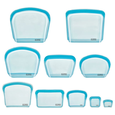 KLIPPSI® Silikonbeutel Starter Set - Klippsi